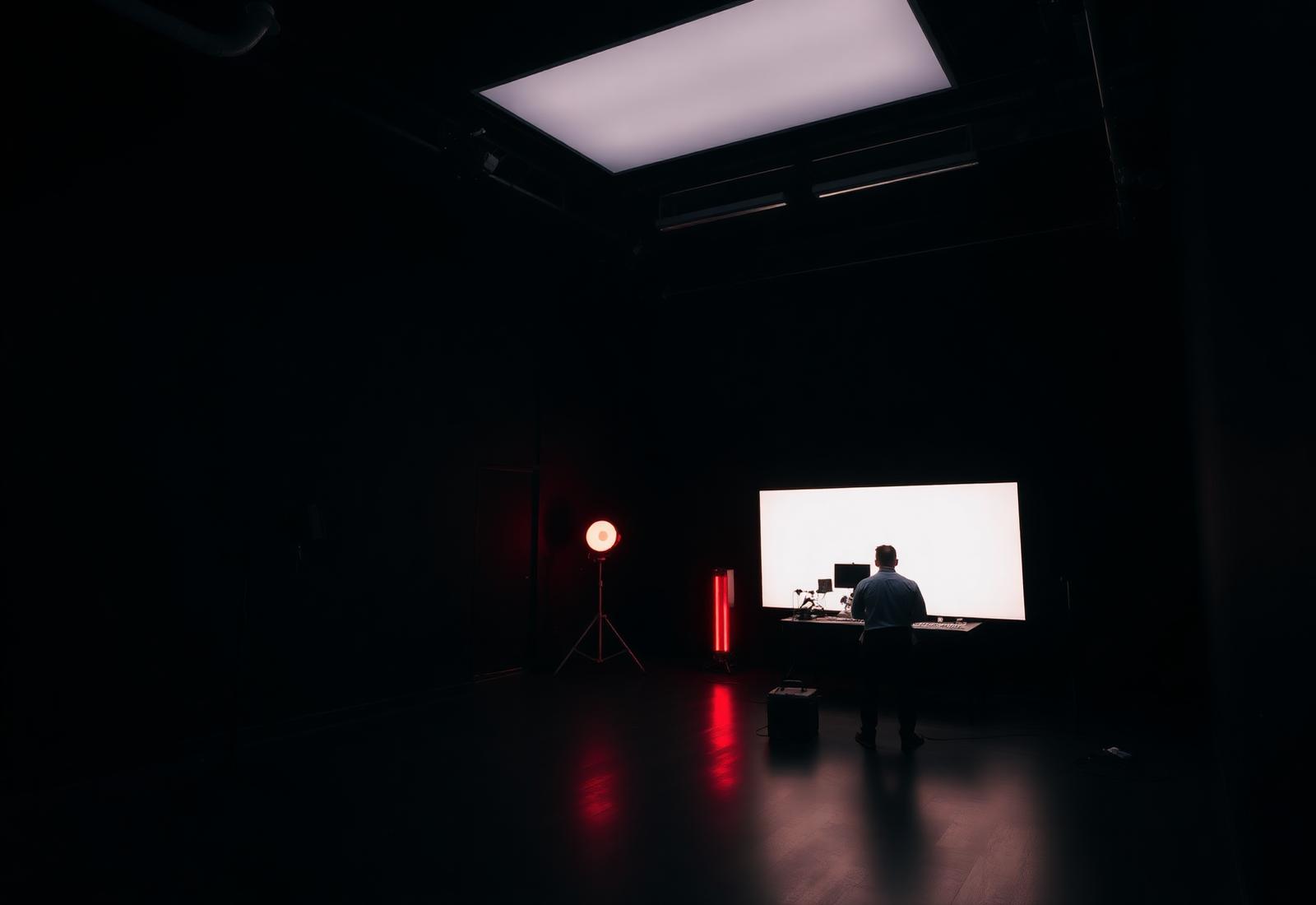 Inside the studio